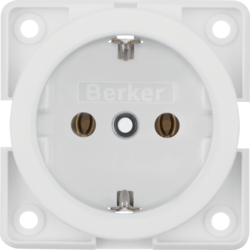Berker 9419609, SOCKET OUTLET TWIN PW, 4011334164111