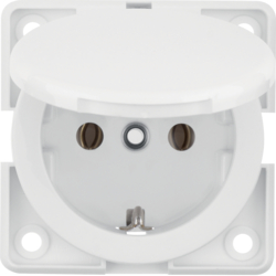 Berker 9419709, SOCK.W.HINGED CO.TWIN PW, 4011334164128