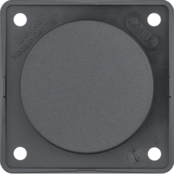 Berker 945162505, Integro Flow, Blind Plug Anthracite Matt, 4011334241249