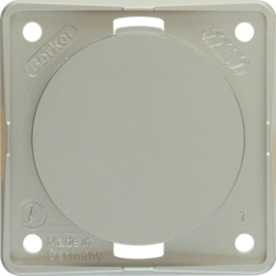 Berker 945162524, Blind Plug Stainless Steel Lacquered, 4011334335450