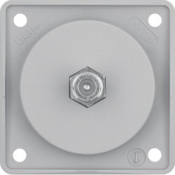 Berker 945192506, Aerial Connector Box SAT, Grey Matt, 4011334241157