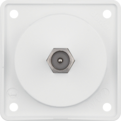 Berker 945812502, Aerial-Connector TV, Polar White Matt, 4011334286233