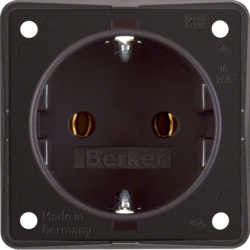 Berker 947782501, SCHUKO-SOCKET BROWN, 4011334051435