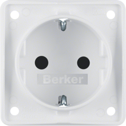 Berker 947792502, SCHUKO-SOCKET PW, 4011334051527