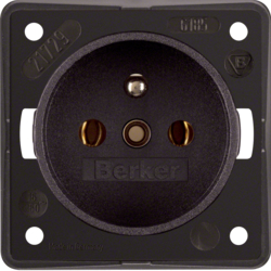 Berker 961852501, SOCKET F Integro BROWN, 4011334240617