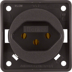 Berker 962492501, SOCKET CH Integro BROWN, 4011334240747