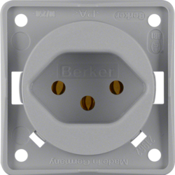Berker 962492506, SOCKET CH Integro GREY, 4011334240761