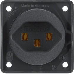 Berker 962592505, 2P STD+E SYS CH TYP 23 ITG ANTH DAM, 4011334320425