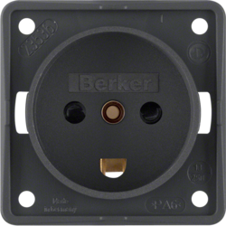 Berker 962722505, SOCKET DK Integro ANTHRAC, 4011334241003