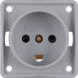 Berker 962722506, SOCKET DK Integro GREY, 4011334241010