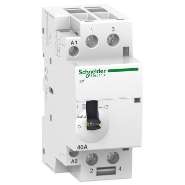 Schneider Electric A9C21642, iCT 40A 2NO 220...240V 60Hz MO contact, 3606480375323