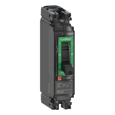 Schneider Electric C10F1TM080, Circuit breaker, ComPacT NSX100F AC/DC, 18kA/240VAC, 1 pole, TMD trip unit 80A, 3606481995353
