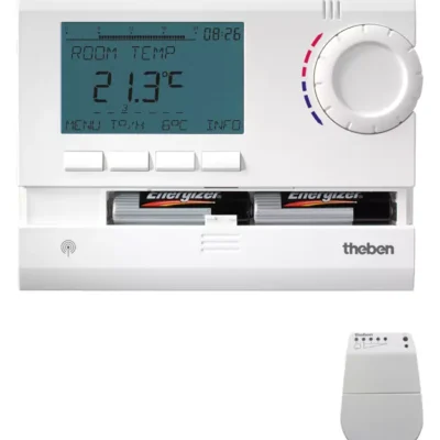 Theben 8139503, Radio-controlled system for room temperature control RAMSES 813 top2 HF Set A, 4003468813164