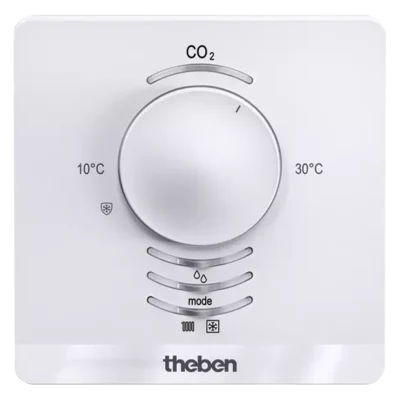 Theben 7169230, CO2?airquality sensor with integrated individual room thermostat AMUN 716 S KNX, 4003468710197