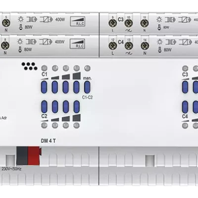 Theben 4940275, 4-way universal dimmer actuator FIX2 DM 4 T KNX, 4003468490808