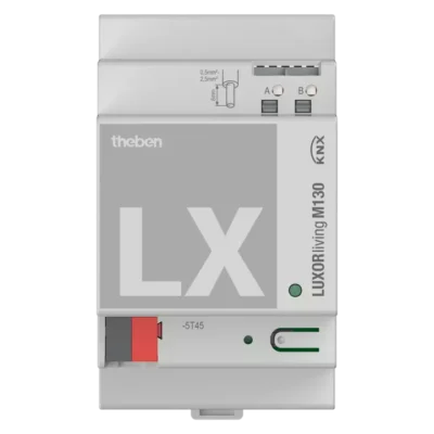 Theben 4800492, Weather station LUXORliving M130 (for use with the weather sensor LUXORliving M100) , 4003468480298