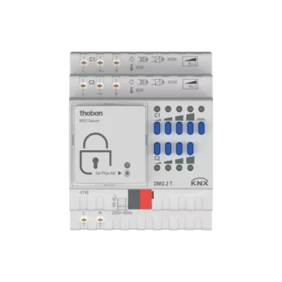 Theben 4930270, 2-way universal dimmer actuator MIX2 DMG 2 T KNX, 4003468490006