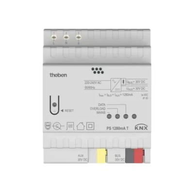 Theben 9070959, Power supply for bus system 1280mA PS 1280 mA T KNX, 4003468905432