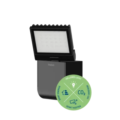 Theben 1020601, LED spotlight with 8,5 W theLeda S8-100L BK, 4003468101841