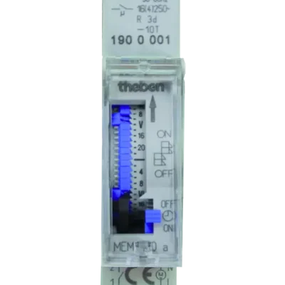 Theben 1900001, Analogue time switch, 1 channel, weekly MEM 190 a, 4003468190050