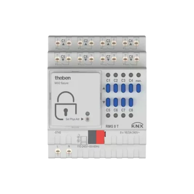 Theben 4930200, 8-way switching or 4-way blind actuator MIX2 RMG 8 T KNX, 4003468490815