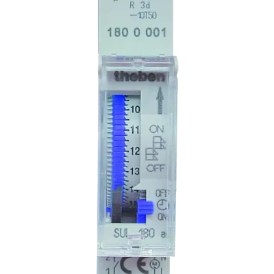 Theben 1800001, Analogue time switch, 1 channel, daily SUL 180 a, 4003468183311