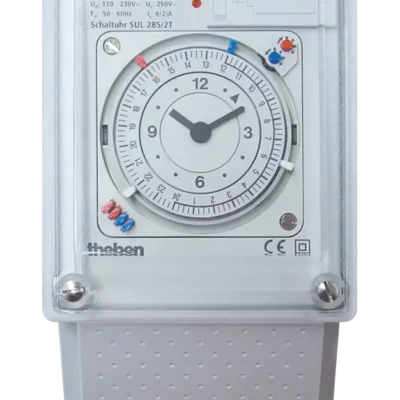 Theben 2850033, Analogue tariff time switch with daily program, 2 channels, with power reserve SUL 285/2 T, 4003468285022