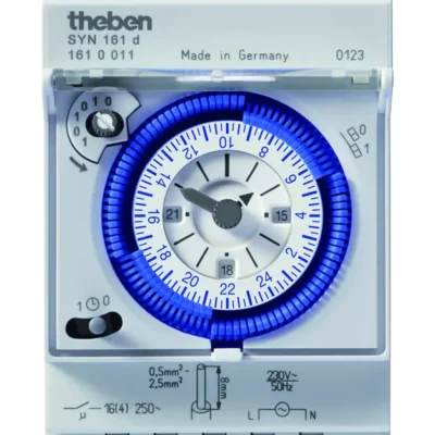 Theben 1610011, Analogue time switch, 1 channel, daily SYN 161 d, 4003468161371