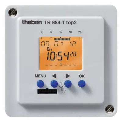 Theben 6840100, Digital time switch with weekly program TR 684-1 top2, 4003468680254