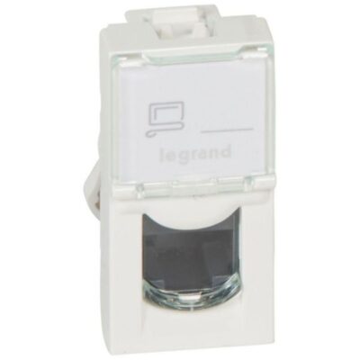 Legrand 076551, RJ45 C5E UTP MOSAIC 1 M SOCKET, 3245060765514