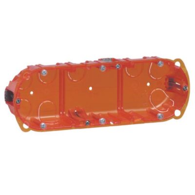 Legrand 080103, MULTIMAT BOX 3 GANG DEPTH 40MM, 3245060801038