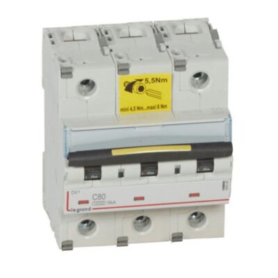 Legrand 409280, DX3 3P C80 10000A/16KA, 3245064092807