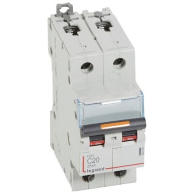 Legrand 409769, DX3 2P C20 25KA, 3245064097697