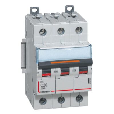 Legrand 409782, DX3 3P C20 25KA, 3245064097826