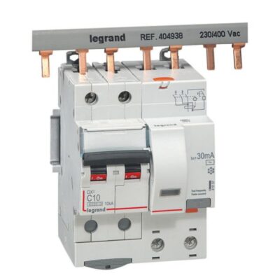 Legrand 411157, DX3 2P C10 6000A AC 30MA 4M, 3245064111577