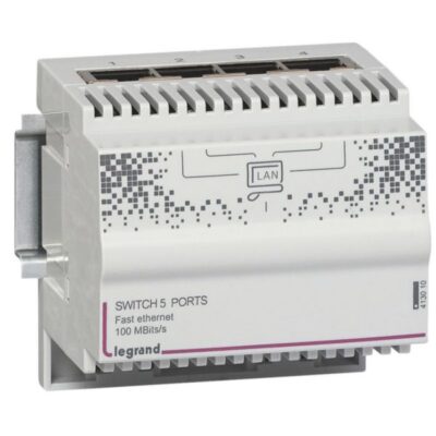 Legrand 413010, SWITCH 5 PORTS 100 MBITS, 3245064130103