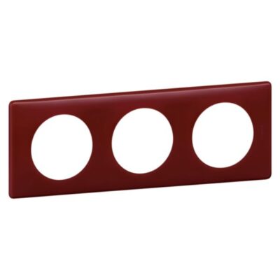 Legrand 066753, Celiane 3M plate Burgundy, 3414971184442