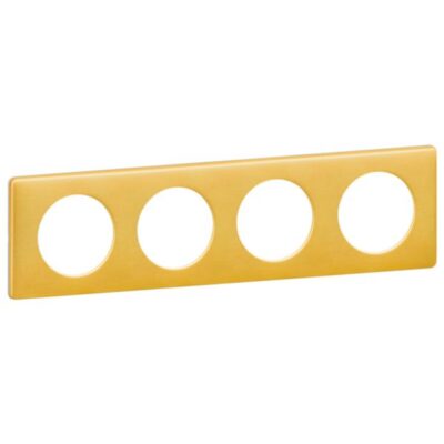 Legrand 068794, Celiane 4M plate Brass, 3414971184831