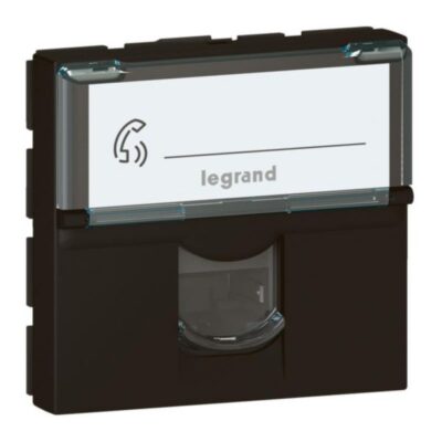 Legrand 079176L, LCS2 6A STP 2 MOD BLACK MAT, 3414971637863