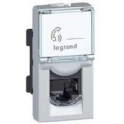 Legrand 079452, RJ45 CAT5e FTP MOSAIC 1 M ALU, 3245060794521