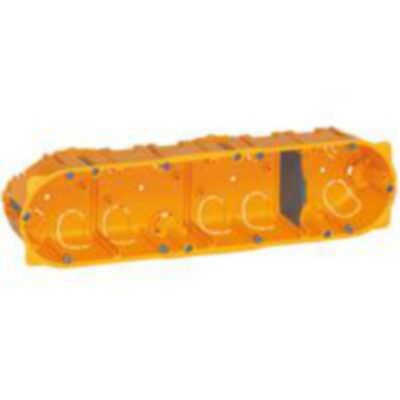 Legrand 080044, BOX DRY-PART 4 GANG DEPTH 40MM, 3245060800444