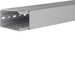 Hager BA7100060, slottet panel trunking BA7 100x60, grey, 4012740878319