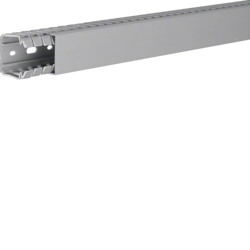 Hager BA740040, slottet panel trunking BA7 40x40, grey, 4012740878319