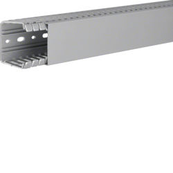 Hager BA760060, slottet panel trunking BA7 60x60, grey, 4012740878319