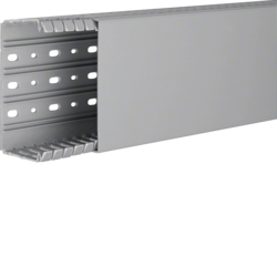 Hager BA760120, slottet panel trunking BA7 60x120, grey, 4012740878319