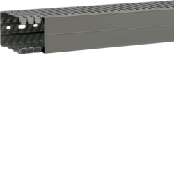 Hager BA7A100060, slottet panel trunking BA7A 100x60, grey, 4012740878319