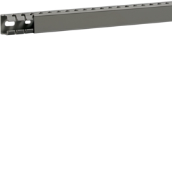 Hager BA7A25025, slottet panel trunking BA7A 25x25, grey, 4012740878319