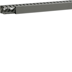 Hager BA7A40025, slottet panel trunking BA7A 40x25, grey, 4012740878319