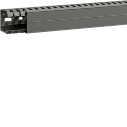 Hager BA7A40040, slottet panel trunking BA7A 40x40, grey, 4012740878319