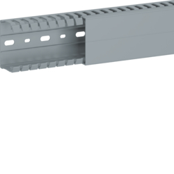 Hager BA7A40060, slottet panel trunking BA7A 40x60, grey, 4012740878319